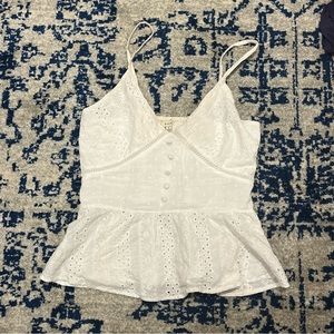 White Spring Tank Top